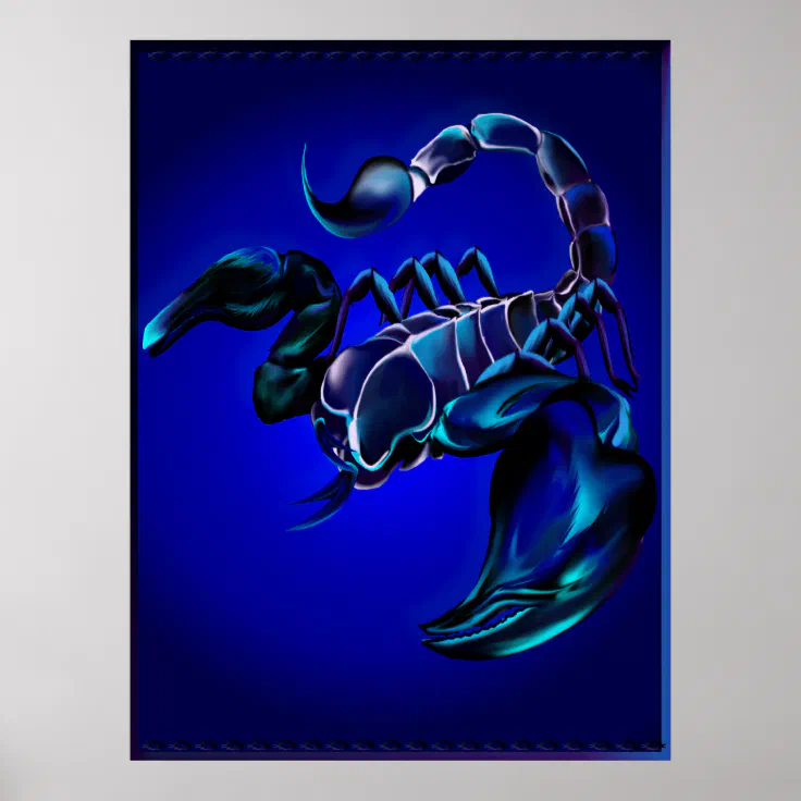 Black Scorpion Posters | Zazzle