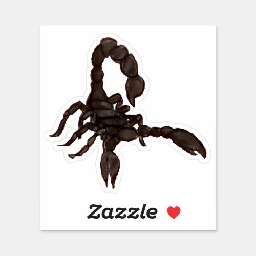Black Scorpion Sticker