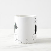 Black Scottish Terrier Dog Love My Scottie Coffee Mug (Center)