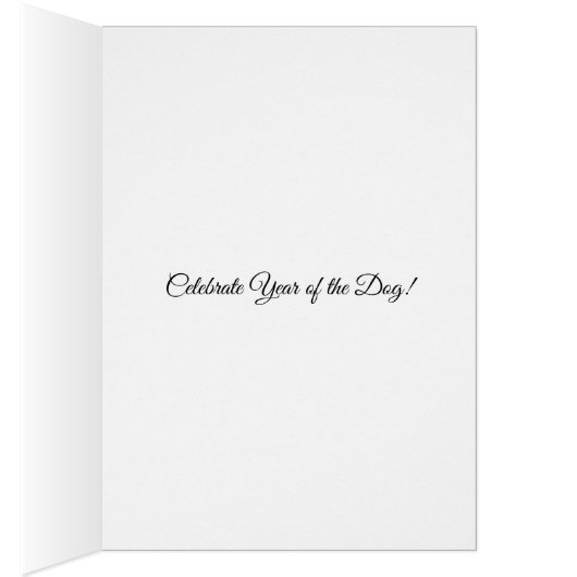 Black Scottish Terrier - Year of the Dog (Inside (Right))