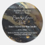 Black Script Bottle Candle Jar Product Label