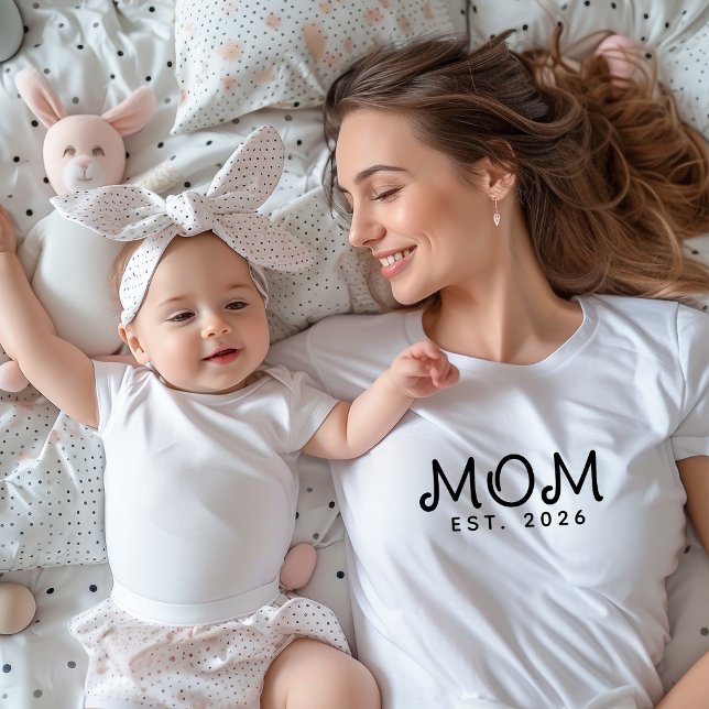 Black Script Established Mom T-Shirt (Creator Uploaded)