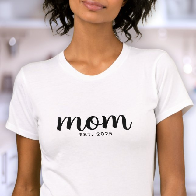 Black Script Established Mom T-Shirt (Creator Uploaded)