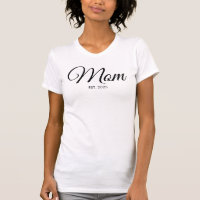 Black Script Mom Established New Mom Gift