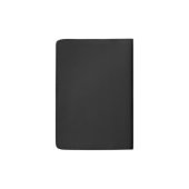 Black Script Monogrammed Passport Holder (Back)