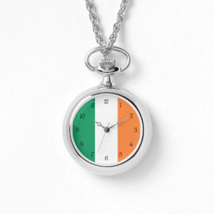 Black Script Numbers On Irish Flag wacnt Watch