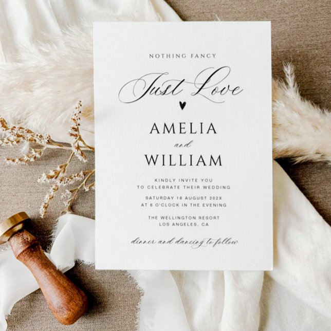 black script photo wedding Invitation (Creator Uploaded)