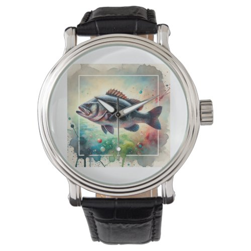 Black Sea Bass 200624AREF101 _ Watercolor Watch