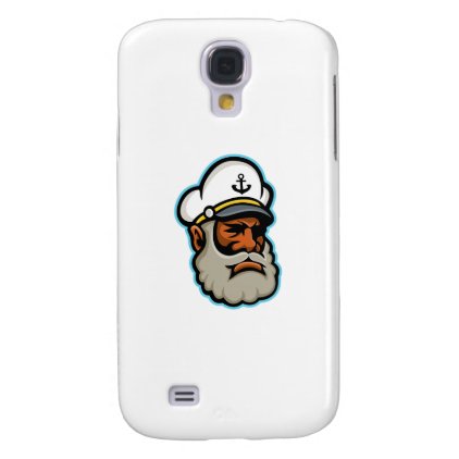 Black Sea Captain or Skipper Mascot Galaxy S4 Case