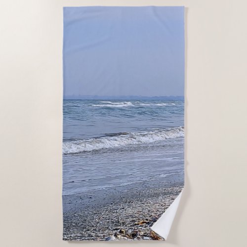 Black Sea Mamaia Beach – Constanta Romania Print Towel