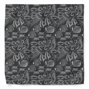 Black Sea Pattern Bandana