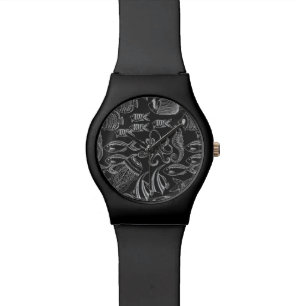 Black Sea Pattern Wrist Watch