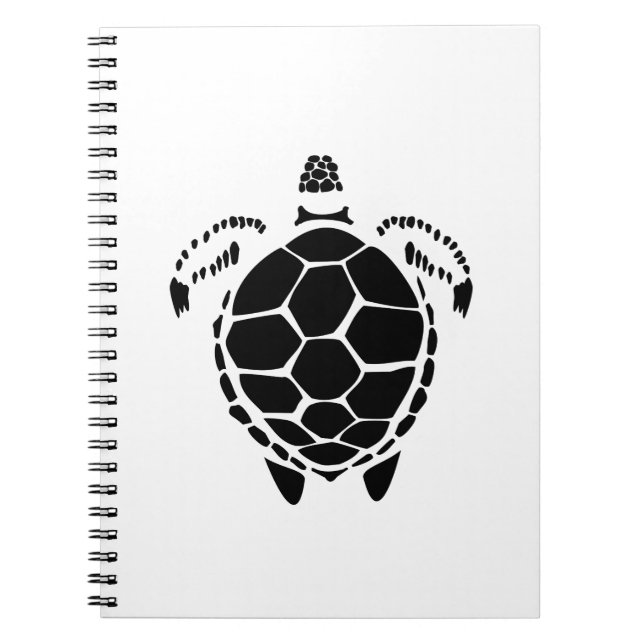 Black Sea Tortoise Shell Notebook (Front)
