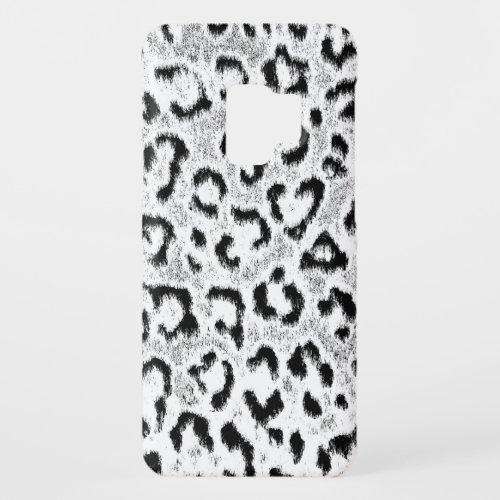 Black seamless animal skin texture of leopard Case_Mate samsung galaxy s9 case