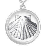 Black Seashell Necklace at Zazzle