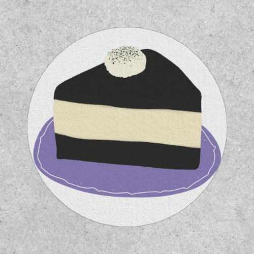 Black Sesame Layer Cake Gift For Foodie Patch