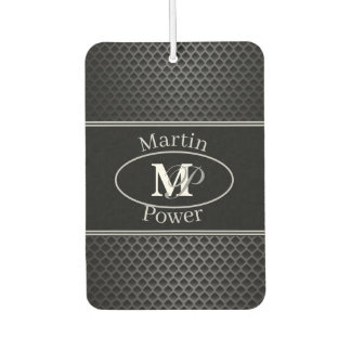 black Set of Car Mats Air Freshener