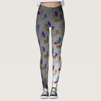 Black Shade Printed Leggings