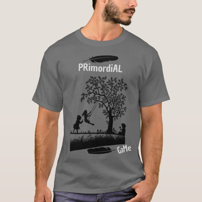 Black Shadow Silent Tree Graphic Unisex Artistic  T-Shirt (Front)
