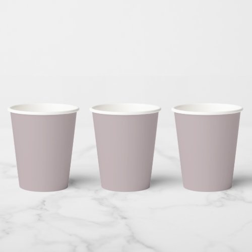 Black Shadows  solid color  Paper Cups