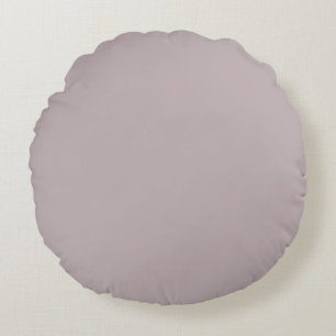 Black Shadows (solid color) Round Pillow