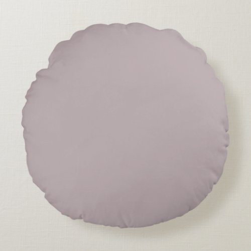 Black Shadows  solid color  Round Pillow