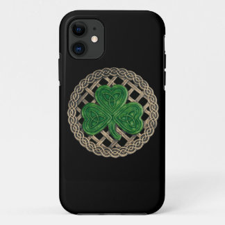 Black Shamrock And Celtic Knots iPhone 5G Case
