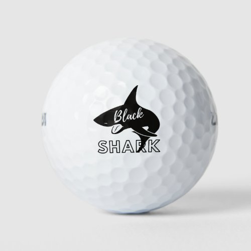 Black shark golf balls