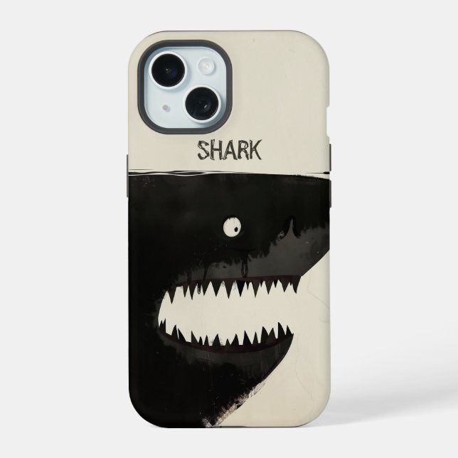 Black Shark Iphone Case (Back)