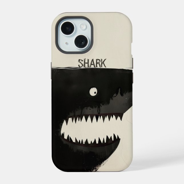 Black Shark Iphone Case (Back)