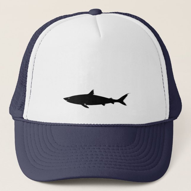 black shark trucker hat (Front)