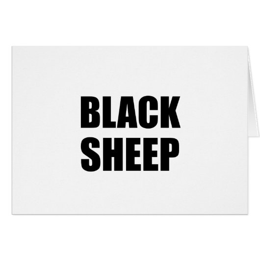 Black Sheep (Front Horizontal)