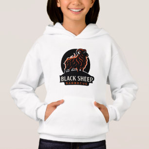 Black Sheep Barbecue Fire Ram BBQ Grill Lover Gift Hoodie