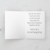 Black Sheep Birthday Greeting Card (Inside)