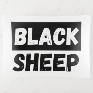 Black Sheep Bold Distressed Rebel Streetwear Art Trinket Tray