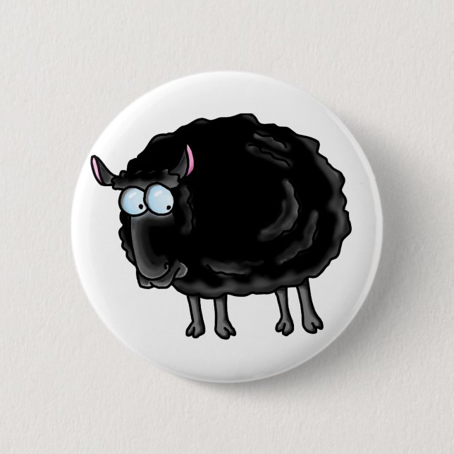 Black sheep button (Front)
