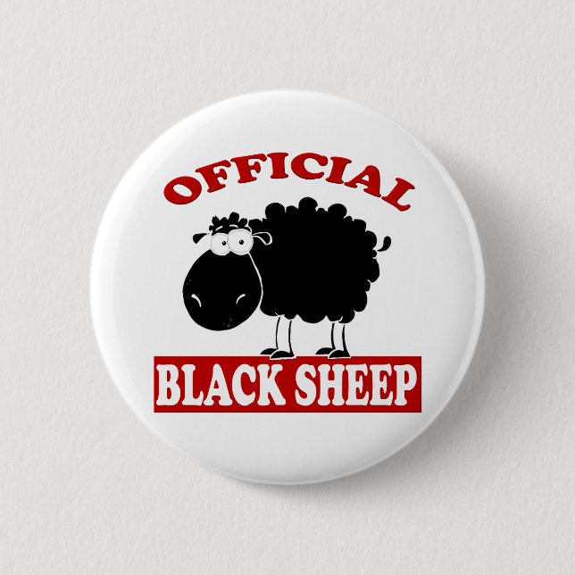 Black Sheep Button (Front)