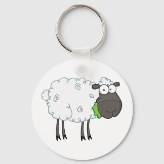 Black Sheep Cartoon Character Keychain
