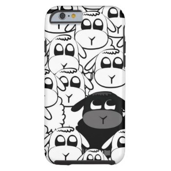 Black Sheep Tough Iphone 6 Case by escapefromreality at Zazzle