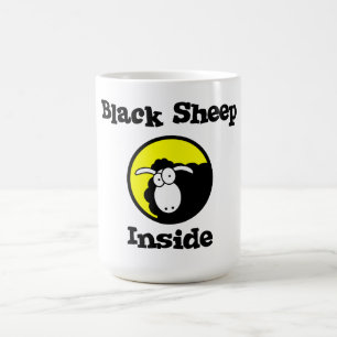 Black sheep coffee mug