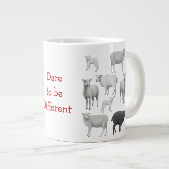Black Sheep Dare to be Different Specialty Mugs (Front Right)