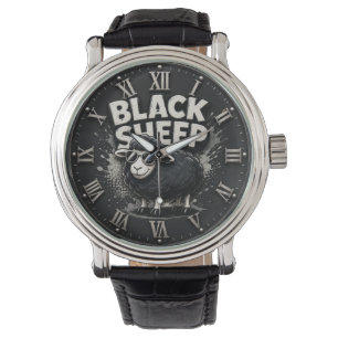Black Sheep Funny Rustic Farmhouse Rebel Watch