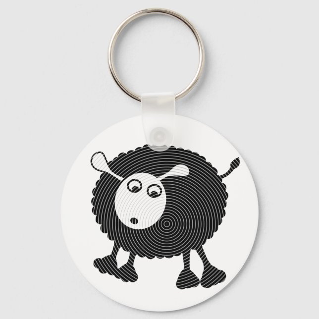 Black Sheep Gift-Keychain Keychain (Front)