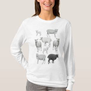 Black Sheep Ladies Long Sleeve T-Shirt