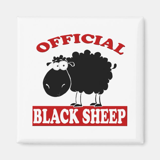 Black Sheep Magnet (Front)