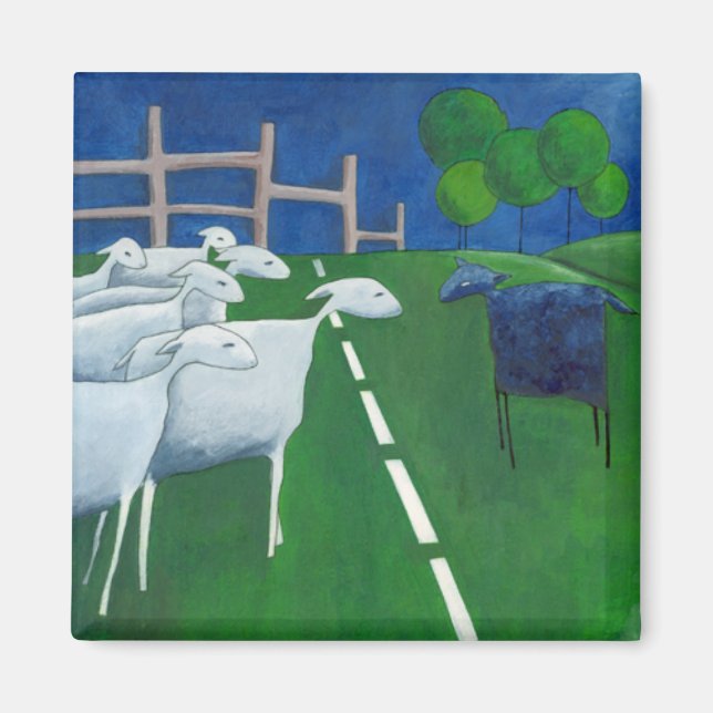 Black Sheep Magnet (Front)