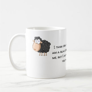 black sheep not the wolf coffee mug