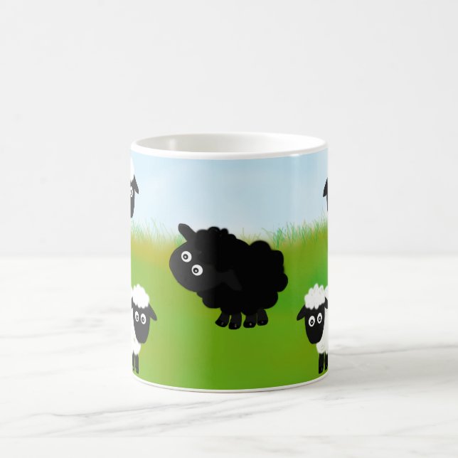 Black sheep of the family, funny. humour, coffee mug (Center)
