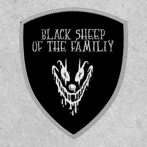 Black Sheep Of The Family Gothic Patch