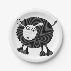 Black Sheep Paper Plate-$1.50/plate Plates
